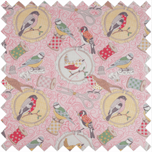 Load image into Gallery viewer, Knitting Bag (Fabric Handles) - Birds on Bobbin