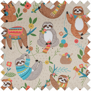 Yarn / Knitting Bag - Sloth