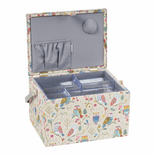 Load image into Gallery viewer, Twit Twoo (Owl) Large Sewing Box