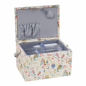 Twit Twoo (Owl) Large Sewing Box