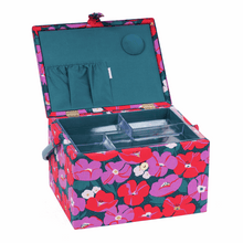 Load image into Gallery viewer, Modern Floral Large Sewing Box
