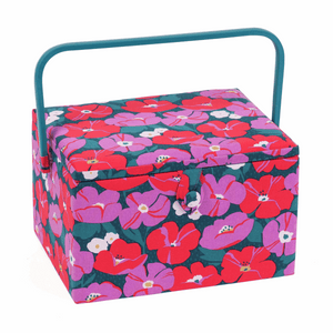 Modern Floral Large Sewing Box