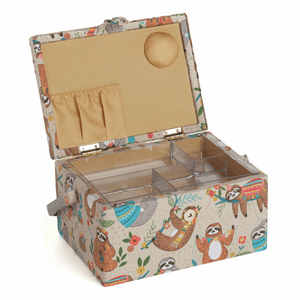 Medium Sewing Box / Basket - Sloth