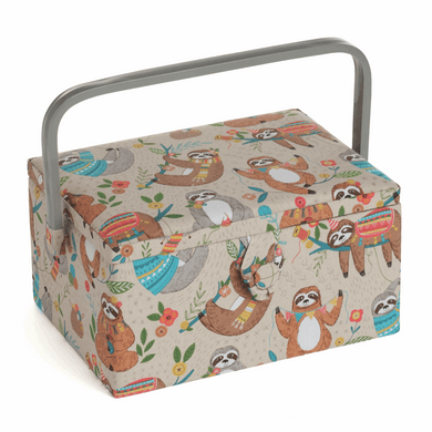 Medium Sewing Box / Basket - Sloth
