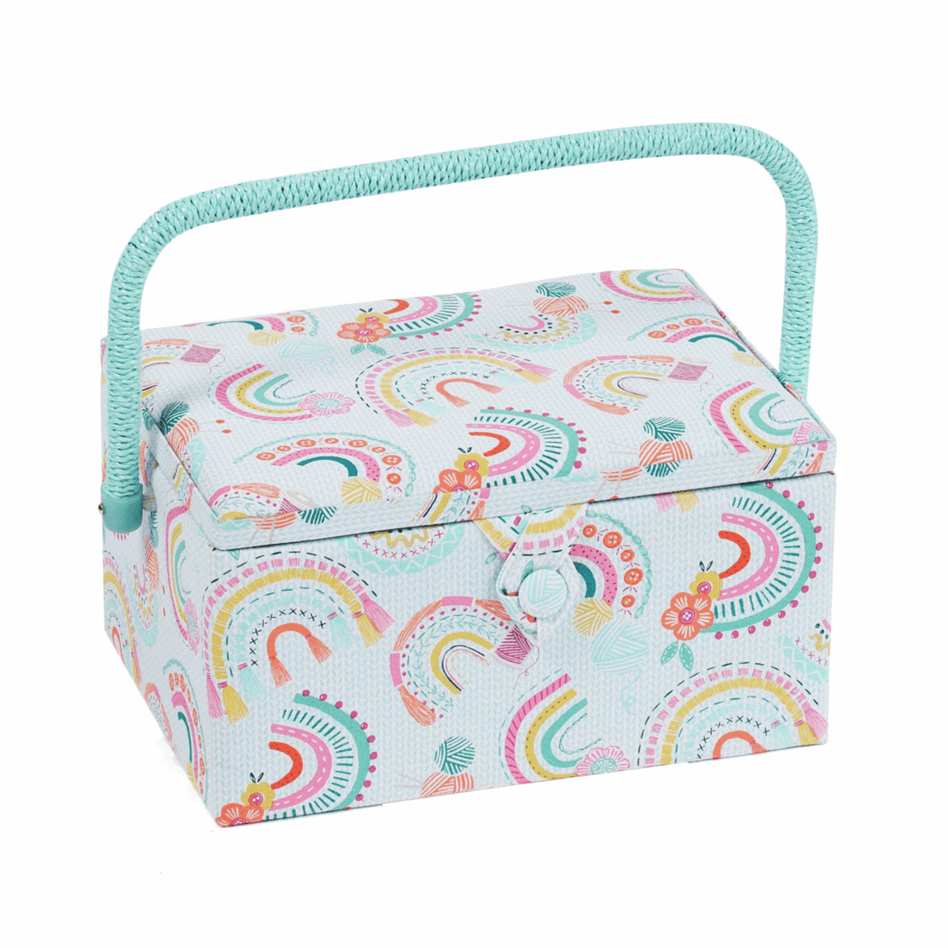 Rainbow Medium Sewing Box