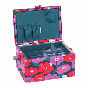 Modern Floral Medium Sewing Box