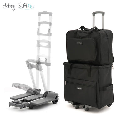 Sewing Machine Trolley with Two Detachable Bags