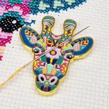 Load image into Gallery viewer, Mandala Giraffe Cross Stitch Kit