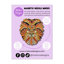 Load image into Gallery viewer, Mandala Lion Needle Minder