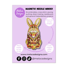 Load image into Gallery viewer, Mandala Rabbit Needle Minder