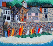 Load image into Gallery viewer, Mousehole Harbour Cross Stitch Kit