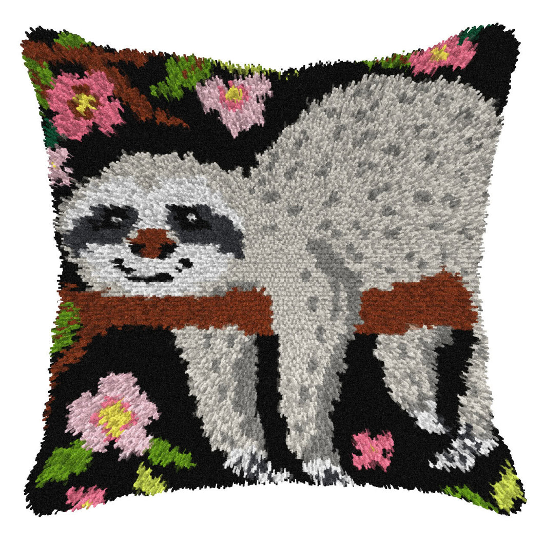 Sloth I - Latch Hook Cushion Kit