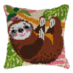 Sloth II - Latch Hook Cushion Kit