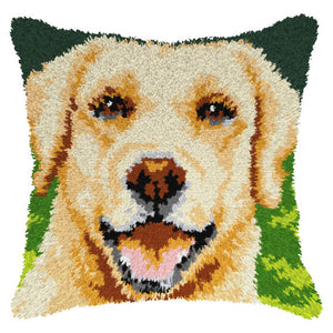 Dog - Latch Hook Cushion Kit
