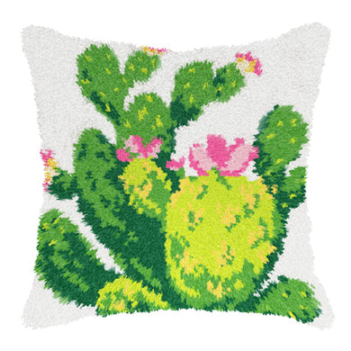 Cacti - Latch Hook Cushion Kit