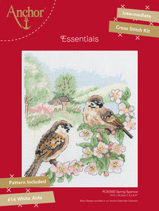 Spring Sparrow Cross Stitch Kit