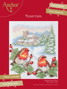 Winter Robin Cross Stitch Kit