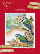 Load image into Gallery viewer, Summer Blue Tit Cross Stitch Kit