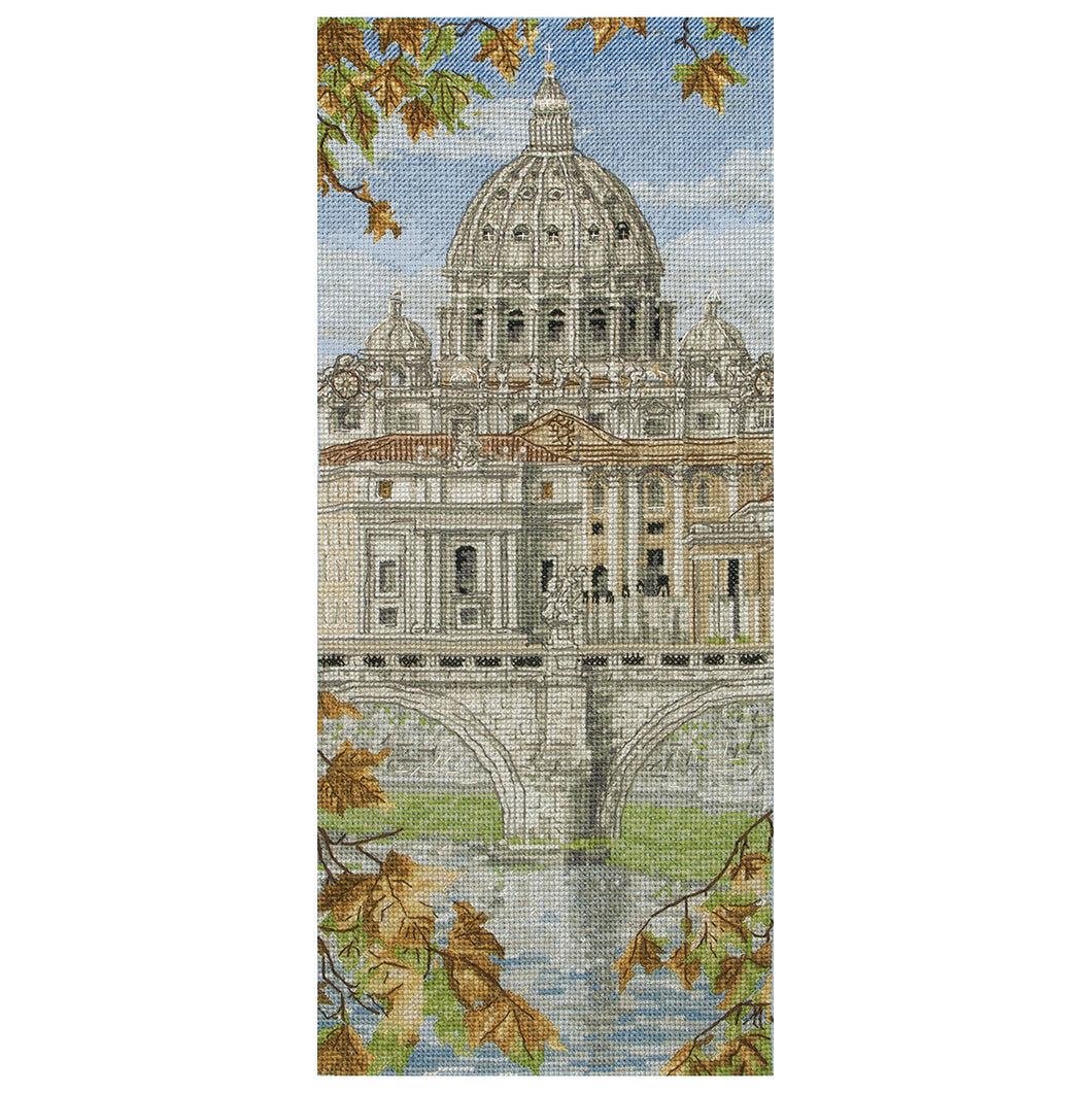 St Peters Basilica Cross Stitch Kit