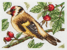 Load image into Gallery viewer, Goldfinch Cross Stitch Kit