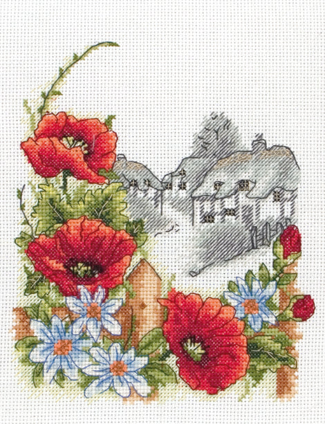 Summer Days (Poppies) Cross Stitch Kit