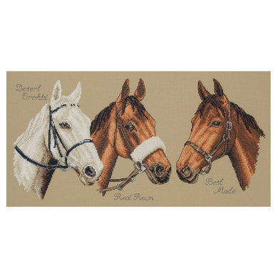 Three Champions (Horses) Cross Stitch Kit