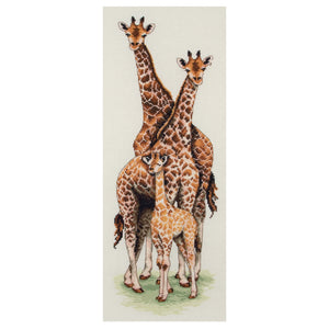 Giraffe Family Cross Stitch Kit