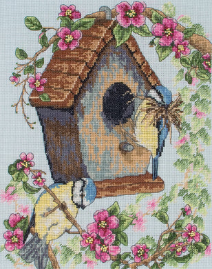 The Bird House Cross Stitch Kit