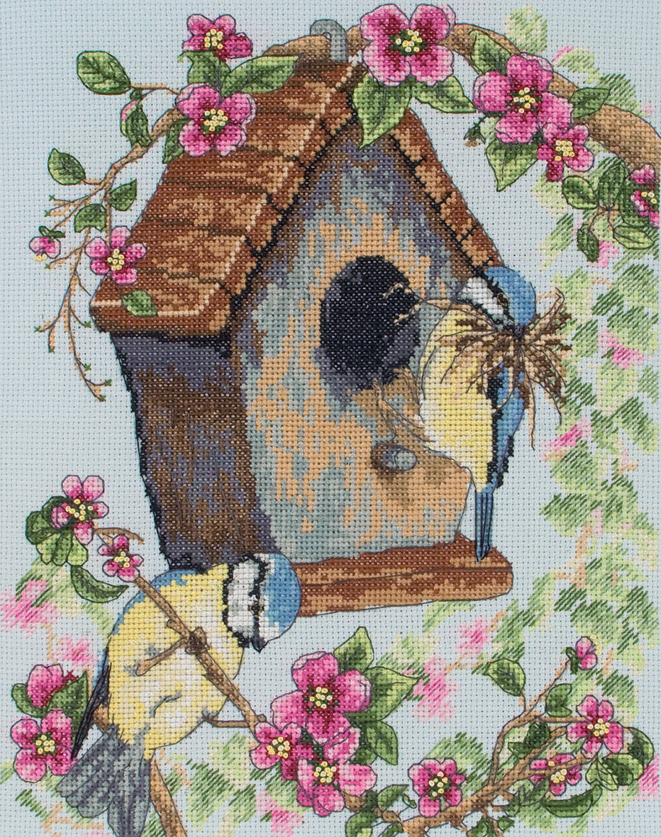 The Bird House Cross Stitch Kit