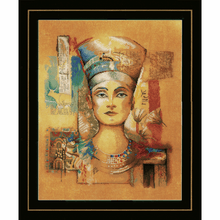 Load image into Gallery viewer, Nefertiti Cross Stitch Kit