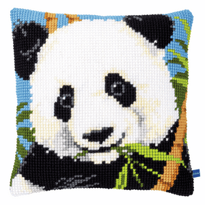 Panda Cross Stitch Cushion Front Kit