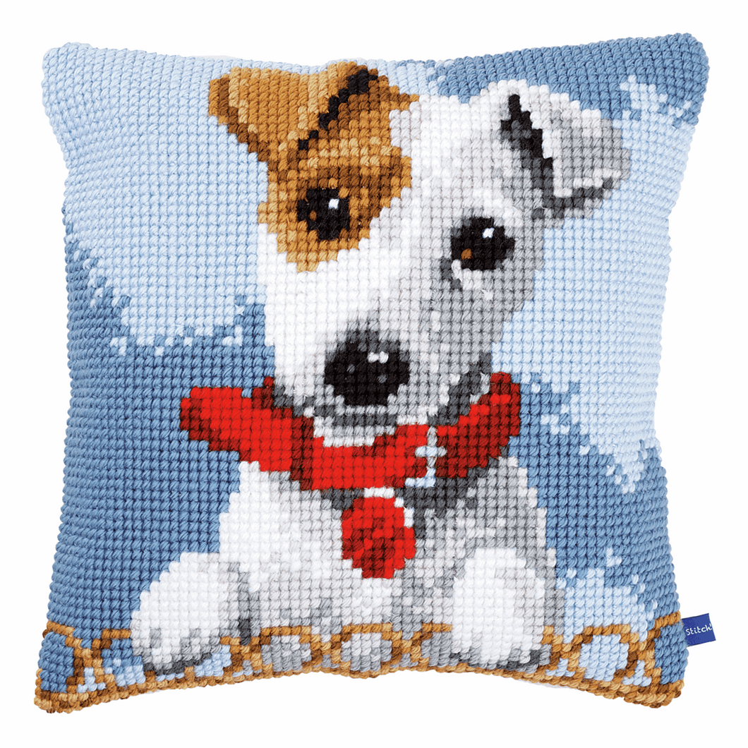 Jack Russell - Cross Stitch Cushion Front Kit