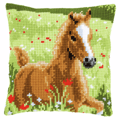 Foal - Cross Stitch Cushion Front Kit