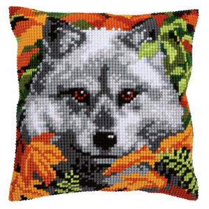 Wolf - Cross Stitch Cushion Front Kit