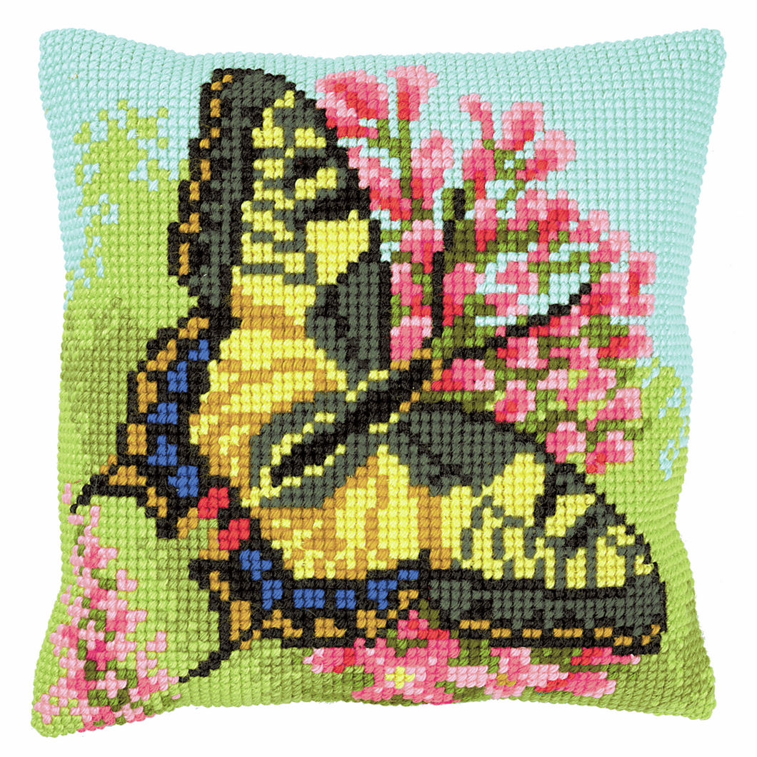 Butterfly - Cross Stitch Cushion Front Kit