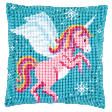 Unicorn Cross Stitch Cushion Front Kit