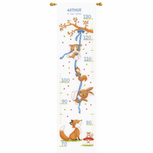 Load image into Gallery viewer, Forest Friends - Height Chart - Cross Stitch Kit
