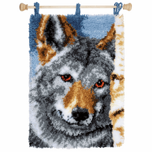 Load image into Gallery viewer, Wolf - Latch Hook Rug Kit