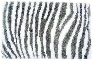 Zebra Print Latch Hook Cushion Front Kit
