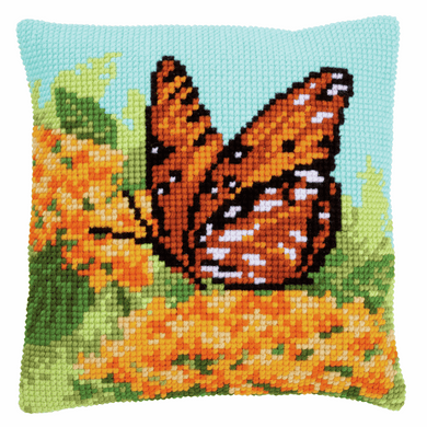 Beauty of Nature (Butterfly) Cross Stitch Cushion Front Kit