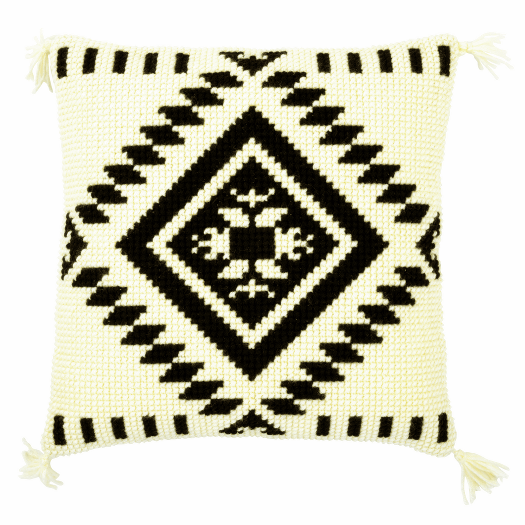 Ethnic Print - Cross Stitch Cushion Front Kit