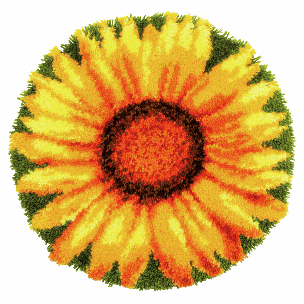 Sunflower Latch Hook Rug Kit