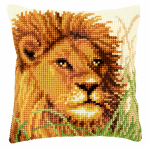 Lion - Cross Stitch Cushion Front Kit