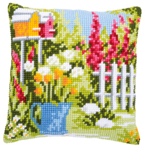 In My Garden Cross Stitch Cushion Front Kit