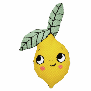 Lemon Cross Stitch Cushion Kit