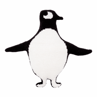 Penguin Cross Stitch Cushion Kit