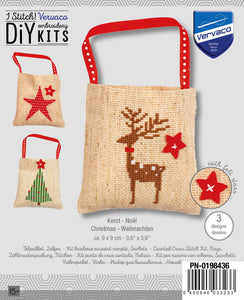 Christmas Gift Bags Cross Stitch Kit