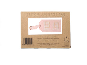 Stitch Luggage Tag Kit - Pink