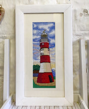 Load image into Gallery viewer, Plymouth Lighthouse Cross Stitch Kit