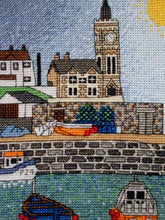 Load image into Gallery viewer, Porthleven Harbour Cross Stitch Kit